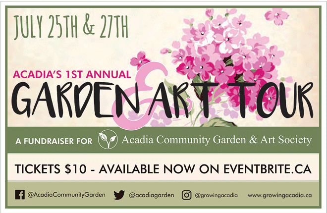 Acadia’s 1st Annual Garden & Art Tour